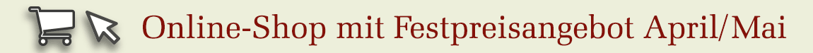 Online-Shop mit Festpreisangebot April / Mai 2026